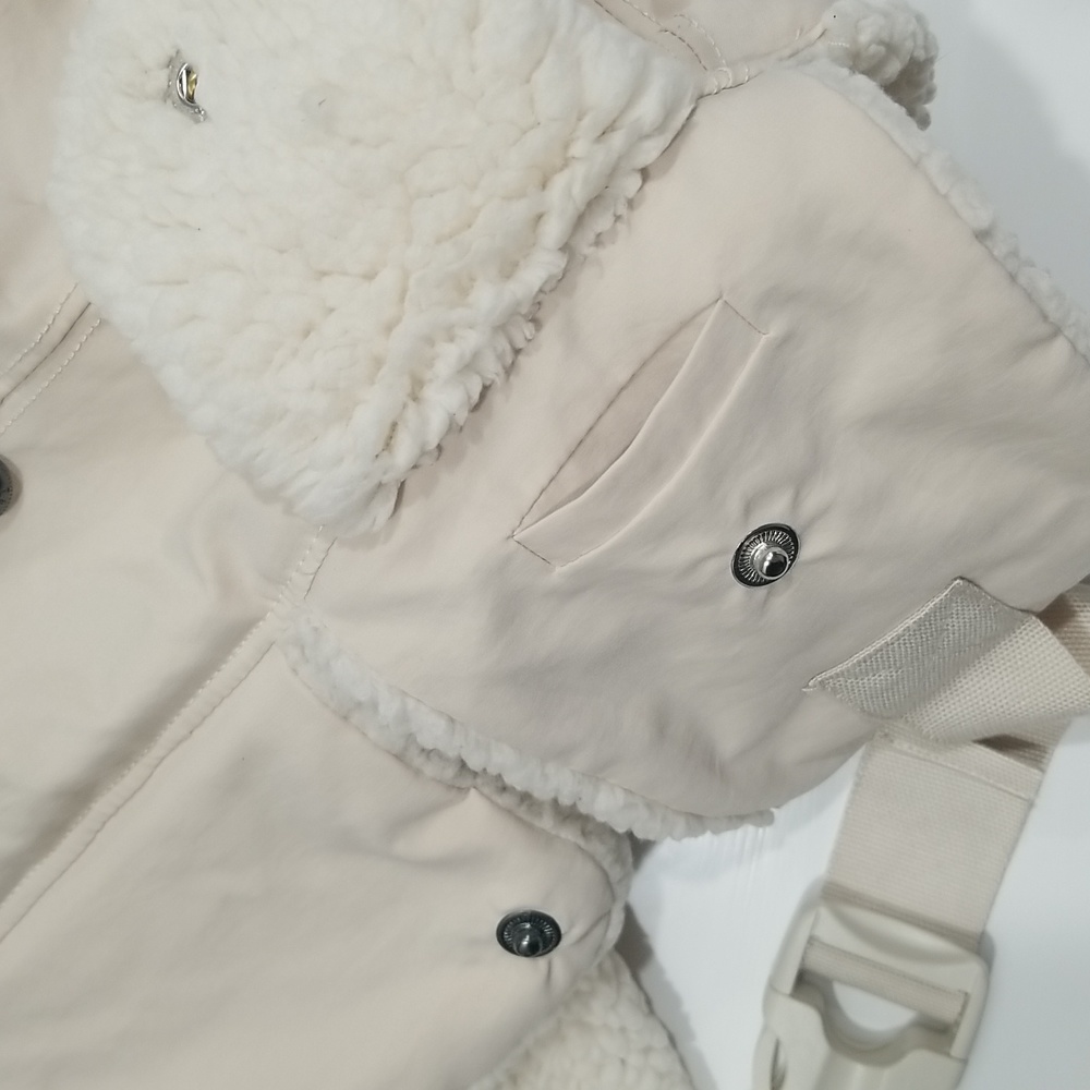 Free People Cream Shearling Hat - Picture 4 of 7